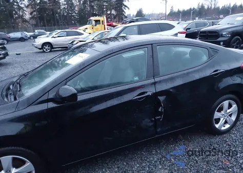 2013 Hyundai Elantra Gls из США, поврежденный, VIN 5NPDH4AEXDH370201